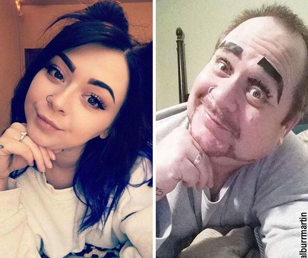 Dad Trolls Daughter By Recreating Her Selfiespart2-12-5959f14845f19__605.jpg