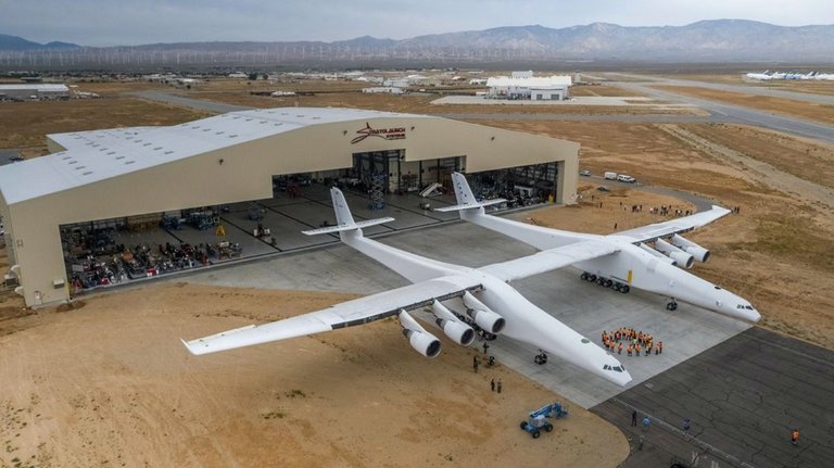 The widest aircraft ever constructed, the Stratolaunch.jpg