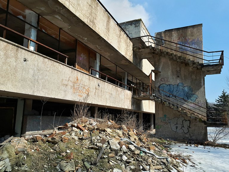 Damaged Restaurant Russia Zaporozhye