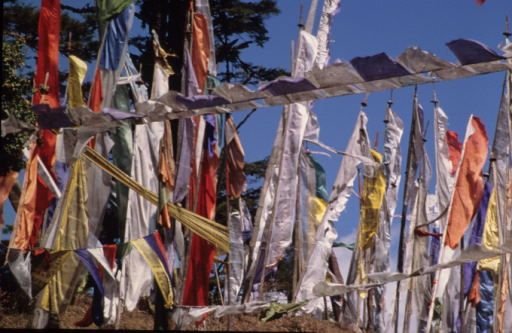 Bhutan - Prayer Flags at the Dochu La pass.jpg