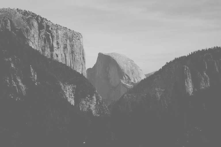 Half Dome B+W