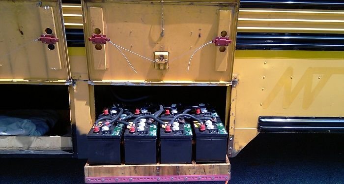 Ecological_Bus_Project,_Solar_battery_bank_below.jpg