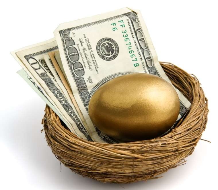 gold goose-egg