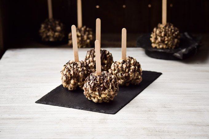 Chocolate Drizzled Black Sesame Popcorn Balls (4).jpg
