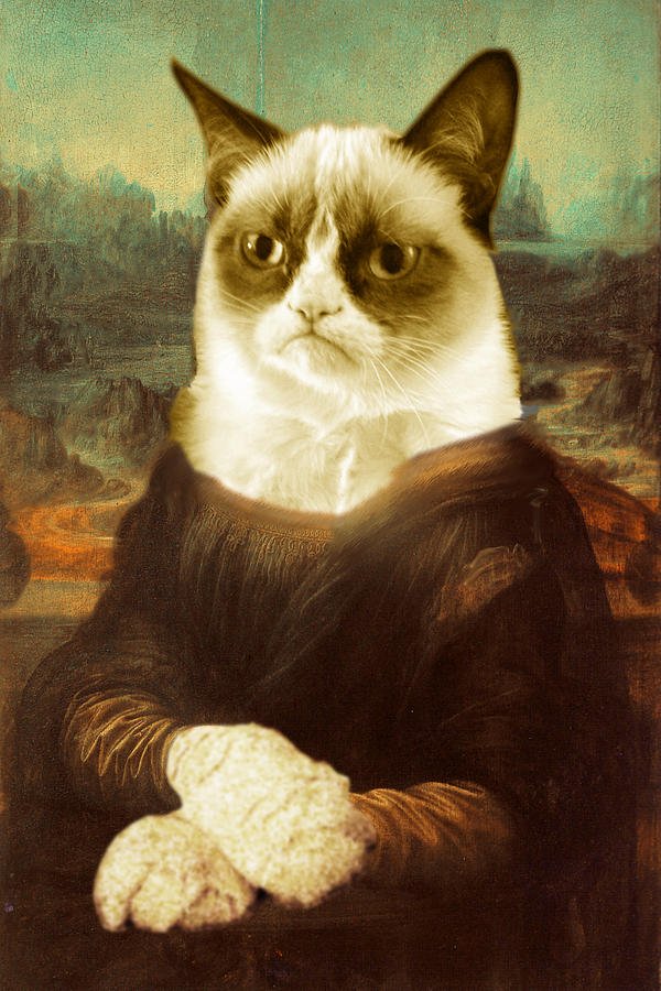 Grumpy Cat Mona Lisa by Tony Rubino Fineartamericacom.jpg