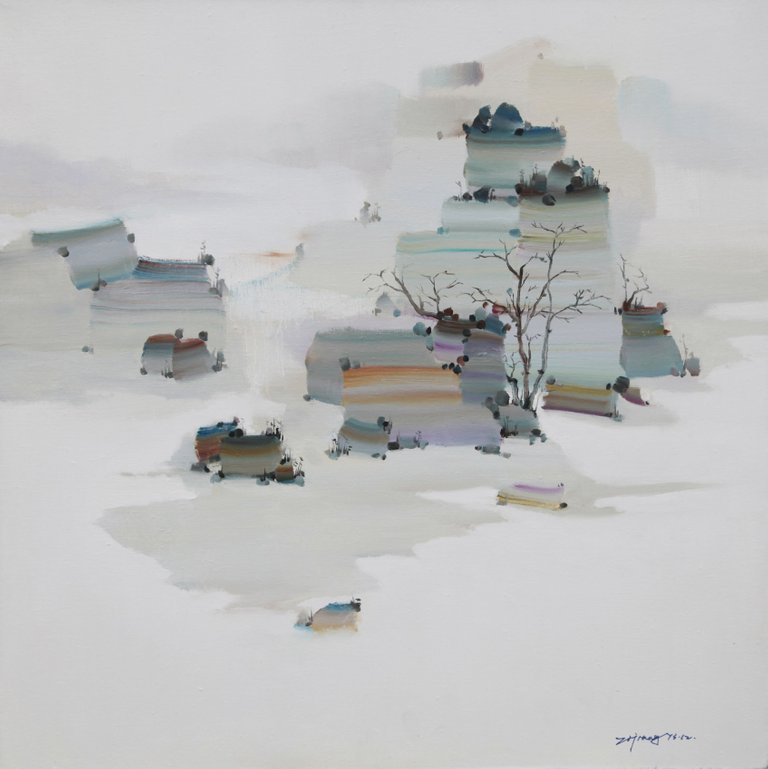 16作品名：《幽园》画种：油画 尺寸：60x60cm.JPG