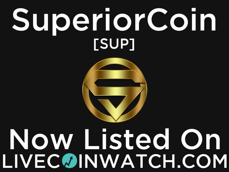 SuperiorCoin is now listed on LiveCoinWatch.Com