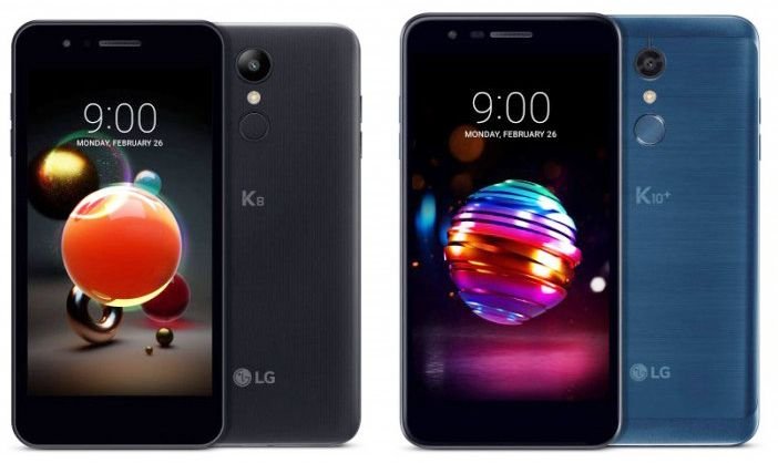 MWC2018 LG K8 K10 smartphone