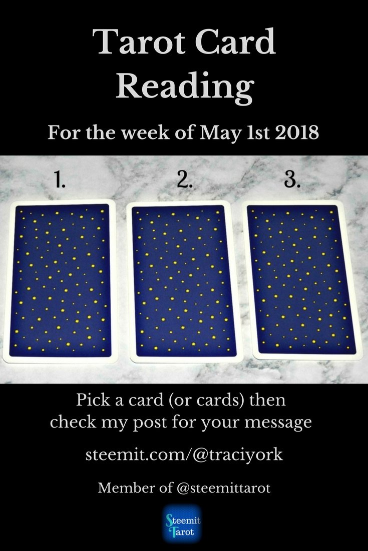 Steemit Tarot Tuesday Blog Graphic for the week of May 1st, 2018.jpg