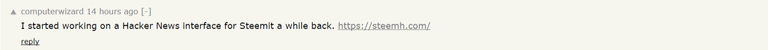 Hackernews Steem Interface