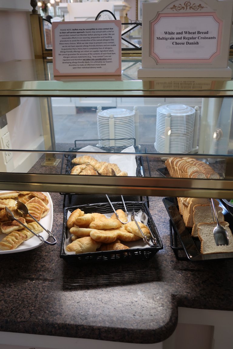 Crystal Palace croissants breakfast buffet.JPG