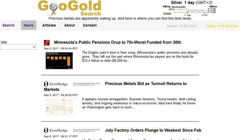 GooGold Search news