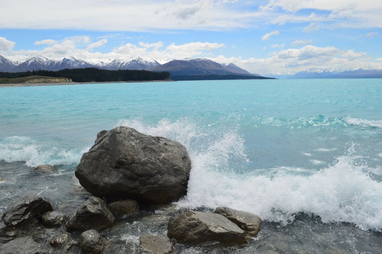 The clearest water: Lake Pukaki before winter