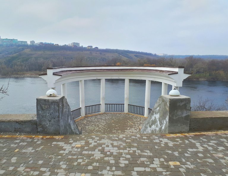 Trip to Ukraine - gazebo Swallows Nest in Zaporozhye