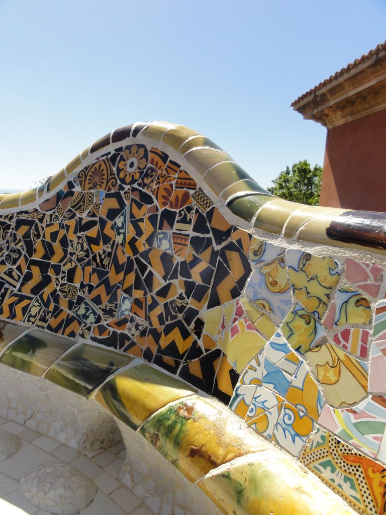 Mosaic in park guell