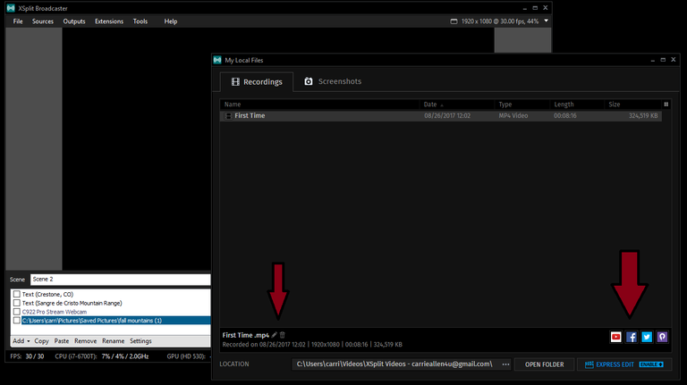 xsplit Share final recording.png