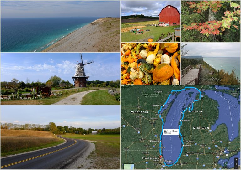 Lake Michigan Collage