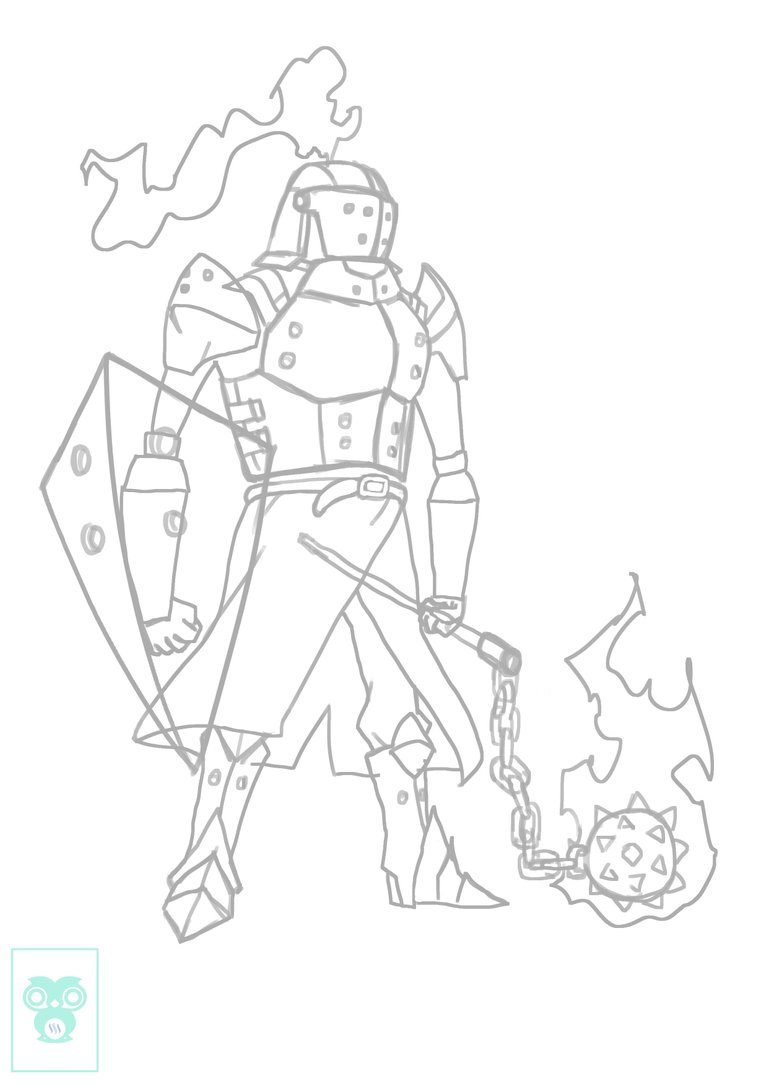 Steemian Knight_sketch.jpg