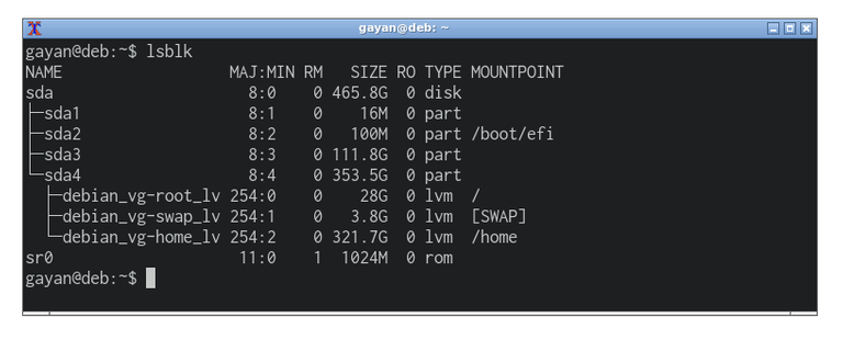 identify linux partitions