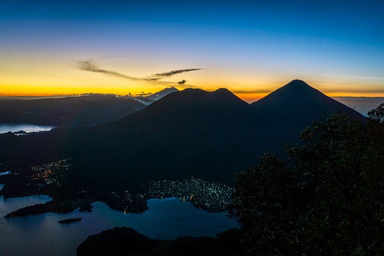 Sunrise Vocano San Pedro Guatemala Lake Atitlan