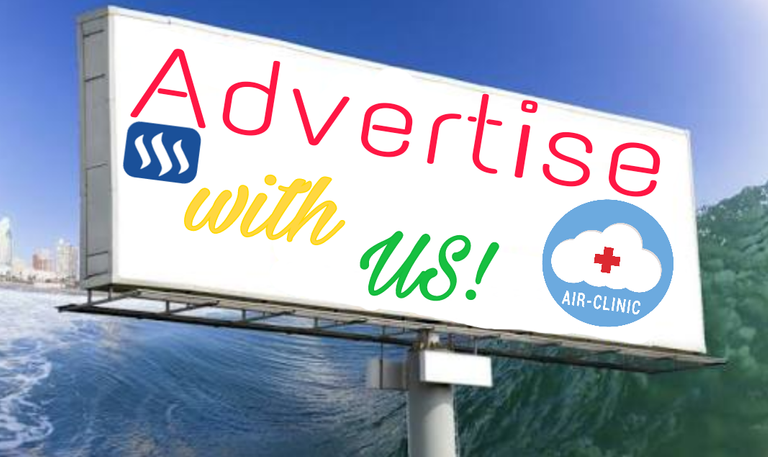 Advertise with AirClinic Steemit