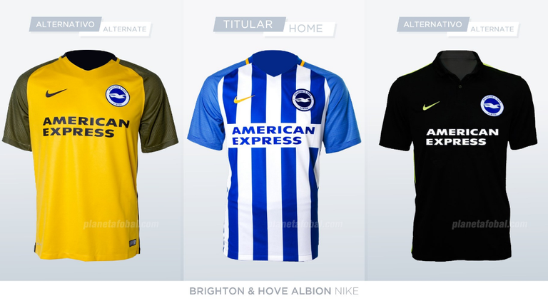 Camisetas del Brighton and hove albion Premier league.png