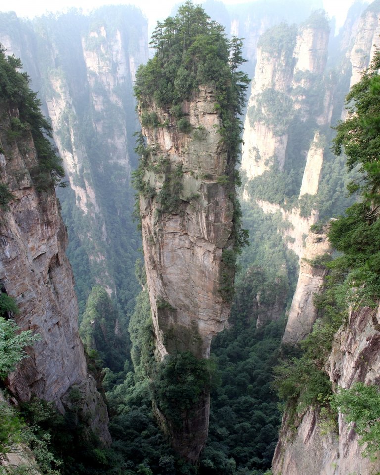 Tianzi Mountain (China) — inspiration for the landscapes of Pandora in Avatar.jpg