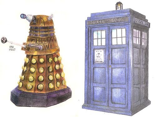 The TARDIS and the Dalek