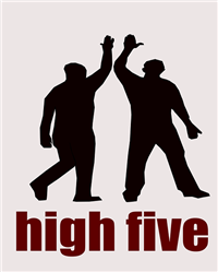 high five