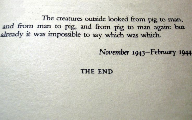 George Orwell Man to Pig End.jpg