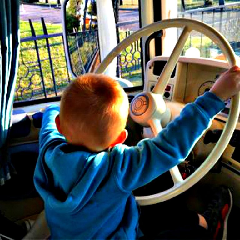 baby driving mack truck.jpg