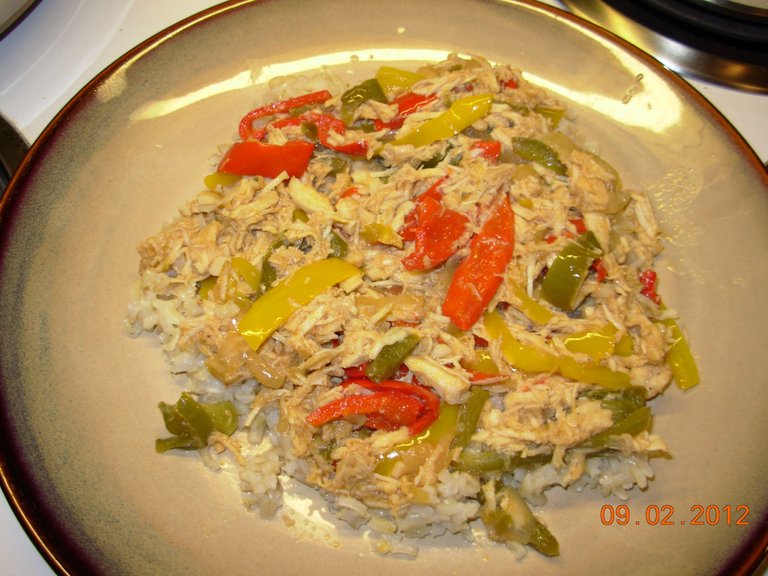 Chicken, Peppers and Onions Over Rice.jpg