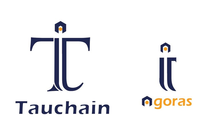 Tauchain Logo and agoras Logo v3.1.jpg
