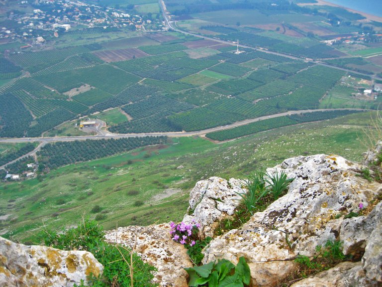 Mount Arbel in the Galilee