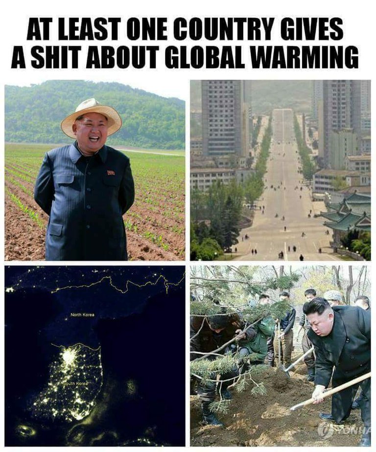 kim jong un climate change gives fuck.jpg