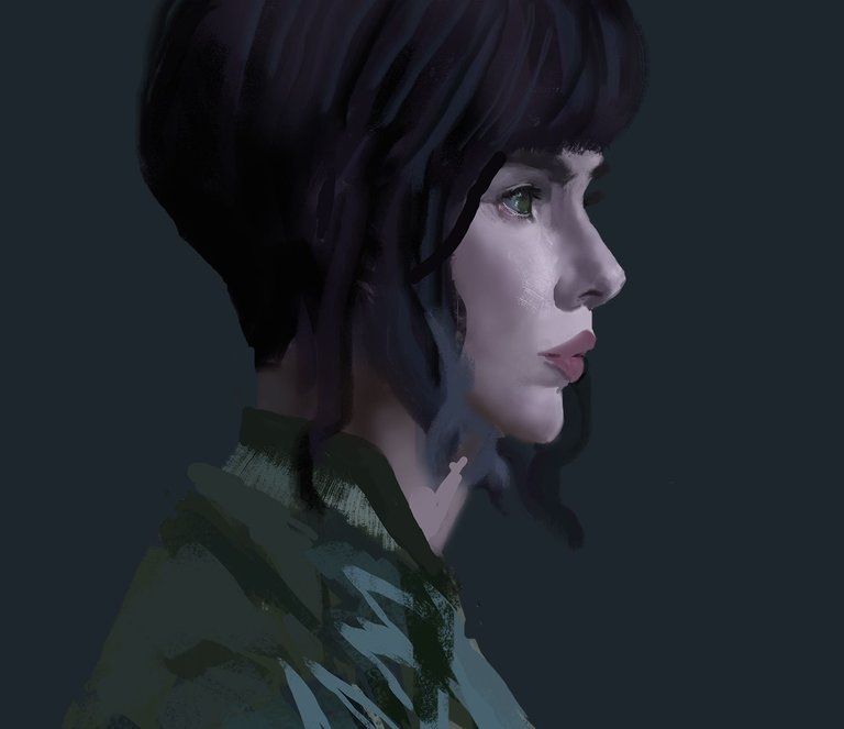 Major Motoko Kusanagi ghost in the shell justmousepixels step 4.jpg