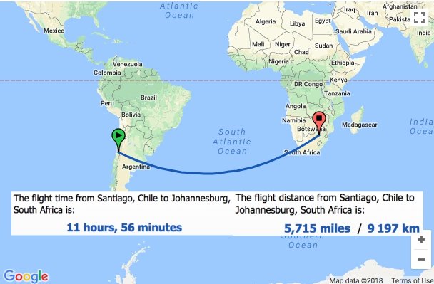 Flight Path Time Distance Speed Santiago Johannesburg Flat Earth SteemTruth.jpg