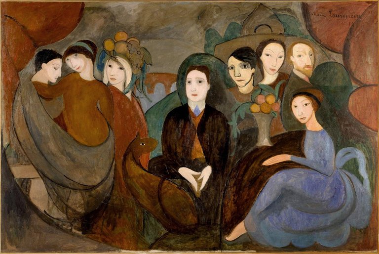Marie_Laurencin,_1909,_Réunion_à_la_campagne_(Apollinaire_et_ses_amis),_oil_on_canvas,_130_x_194_cm,_Musée_Picasso,_Paris.jpg