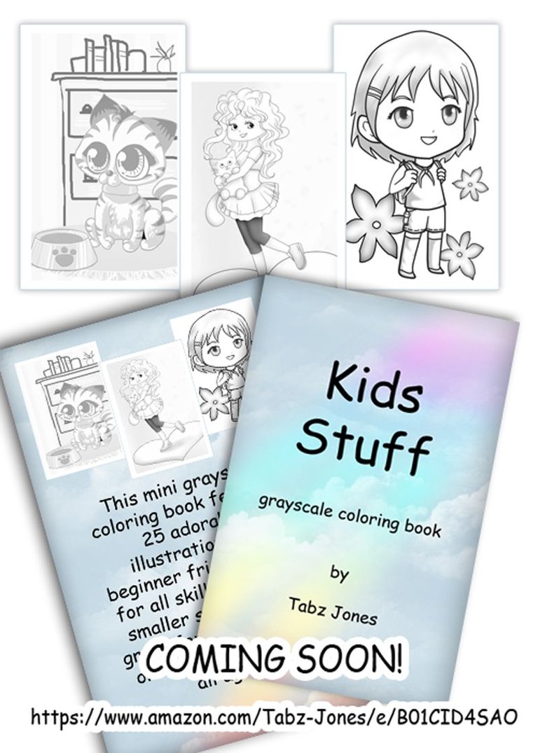 Kids Stuff Grayscale Coloring Book by Tabz Jones PROMO 01.jpg