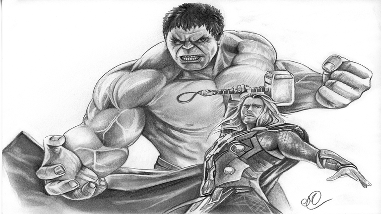 Thor Ragnarok (2017) - SpeedDrawing  Mc Grafite.png