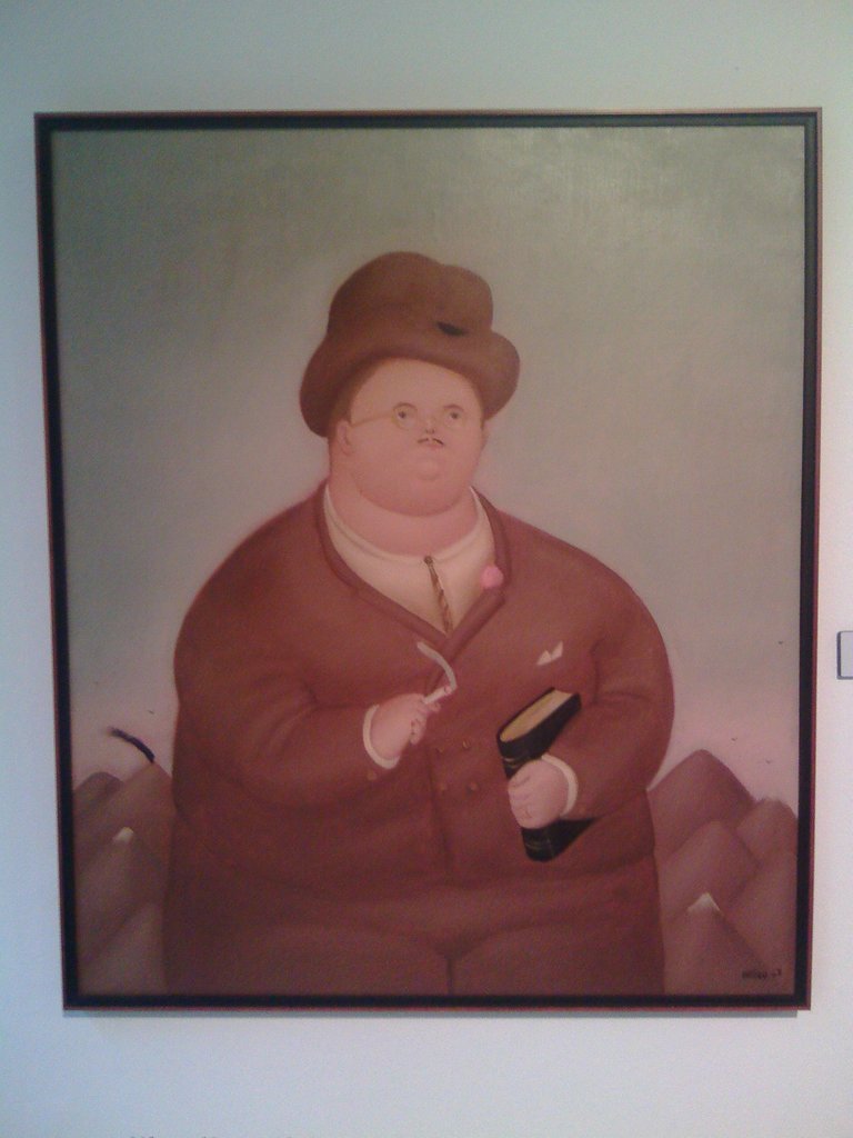 Fernando Botero-Medellin Colombia 1932- EL POETA, 1968- Oleo sobre tela- 114.3 x 96,8 cm .jpg