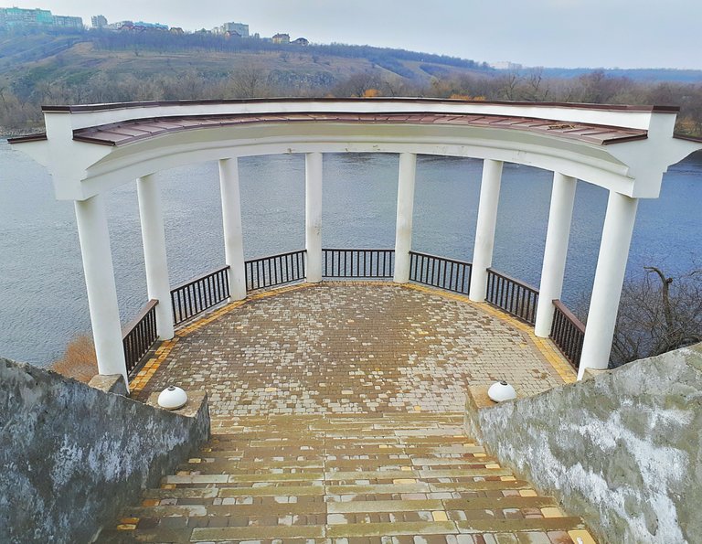 Trip to Ukraine - gazebo Swallows Nest in Zaporozhye