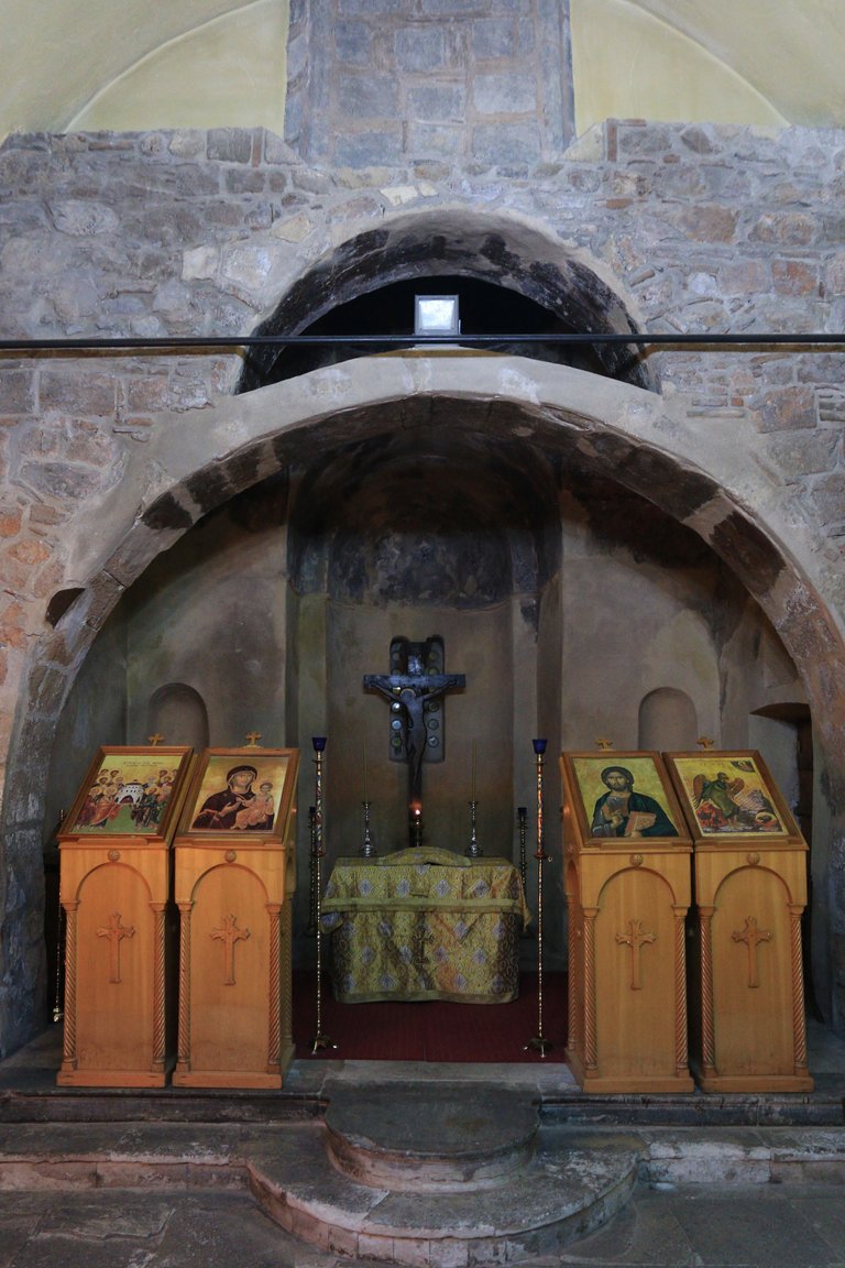 Greek historical church interior