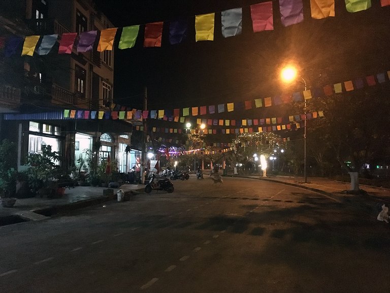 Our street by night