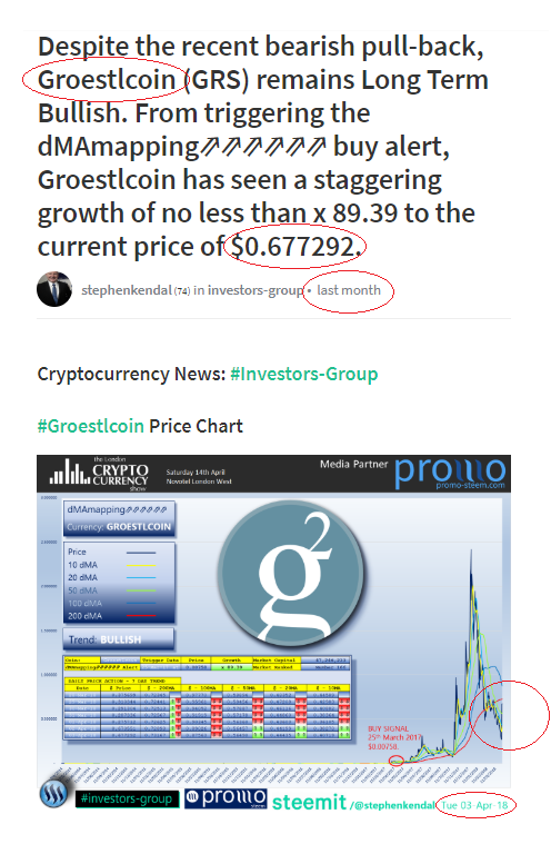 Groestlcoin (GRS) #dMAmapping⇗⇗⇗⇗⇗⇗ Alert