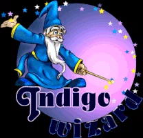 animated gif of wizard and indigo moon