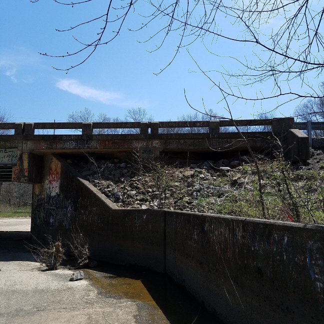 South view of Southern overpass wing