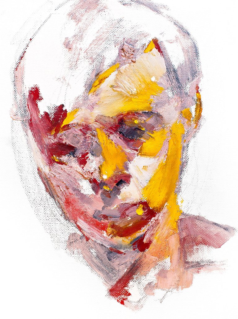 Passersby, Self-Portrait, June_30x20cm_Oil bar on Linen_2011.jpg