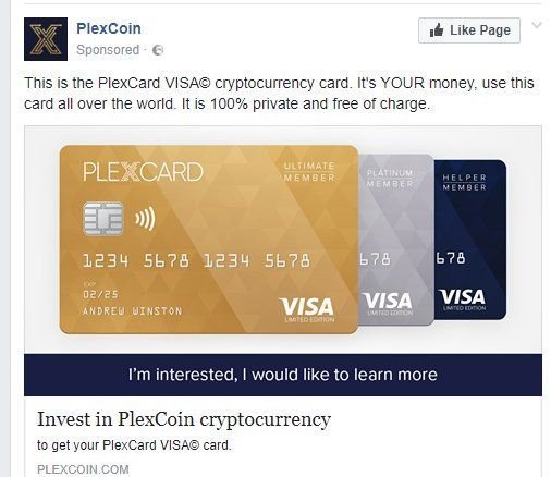 PlexCard Visa card