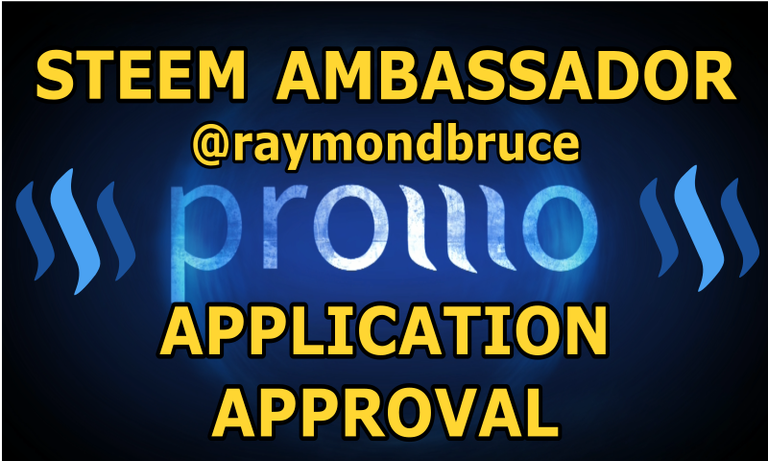 Steem Ambassador approval raymondbruce.png